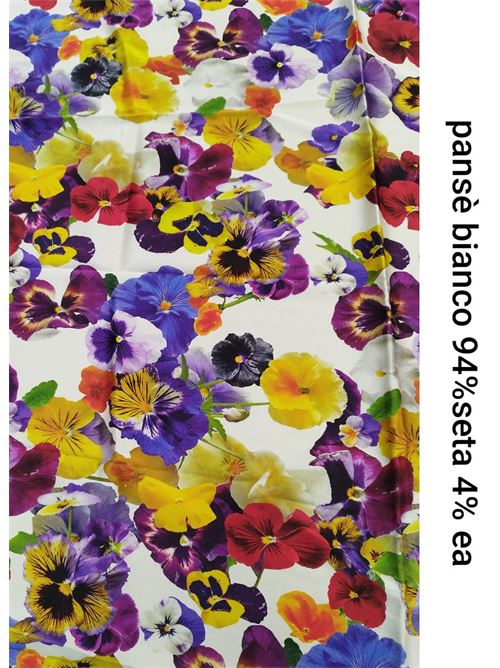 Seta stretch con pansé Laboratorio Capri | SETA STRETCHPANSEBIANCO